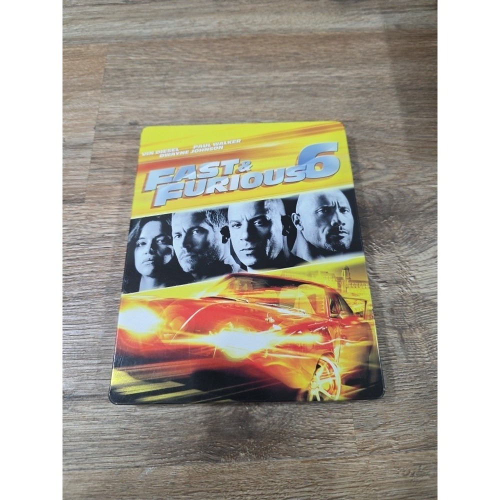 Fast  & Furious 6 Blu-ray/DVD 2013 2 Disc Set Steelbook Edition)